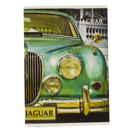 Записная книга А5 36листов в клеточку Серый Ofort (CS5236K)