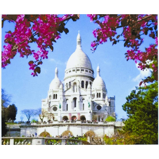 Картина по номерам 40 х 50см "Собор" OPP Разноцветный Unison (3221_O)