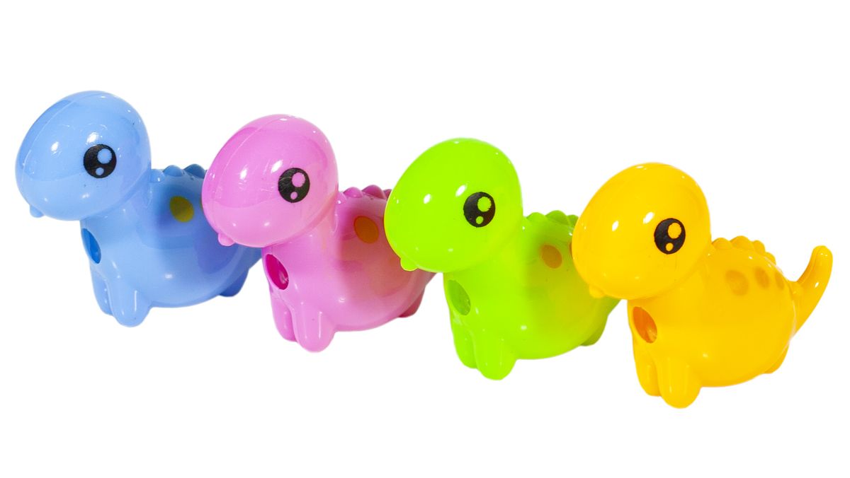 Точилка  детская с контейнером "Динозавр" Разноцветный Unison (T1136)