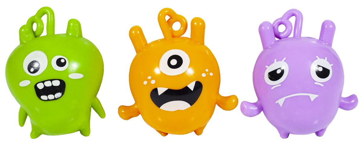 Игрушка-антистресс  6 см "Монстрики" 3 вида, 202-1 (202-1)