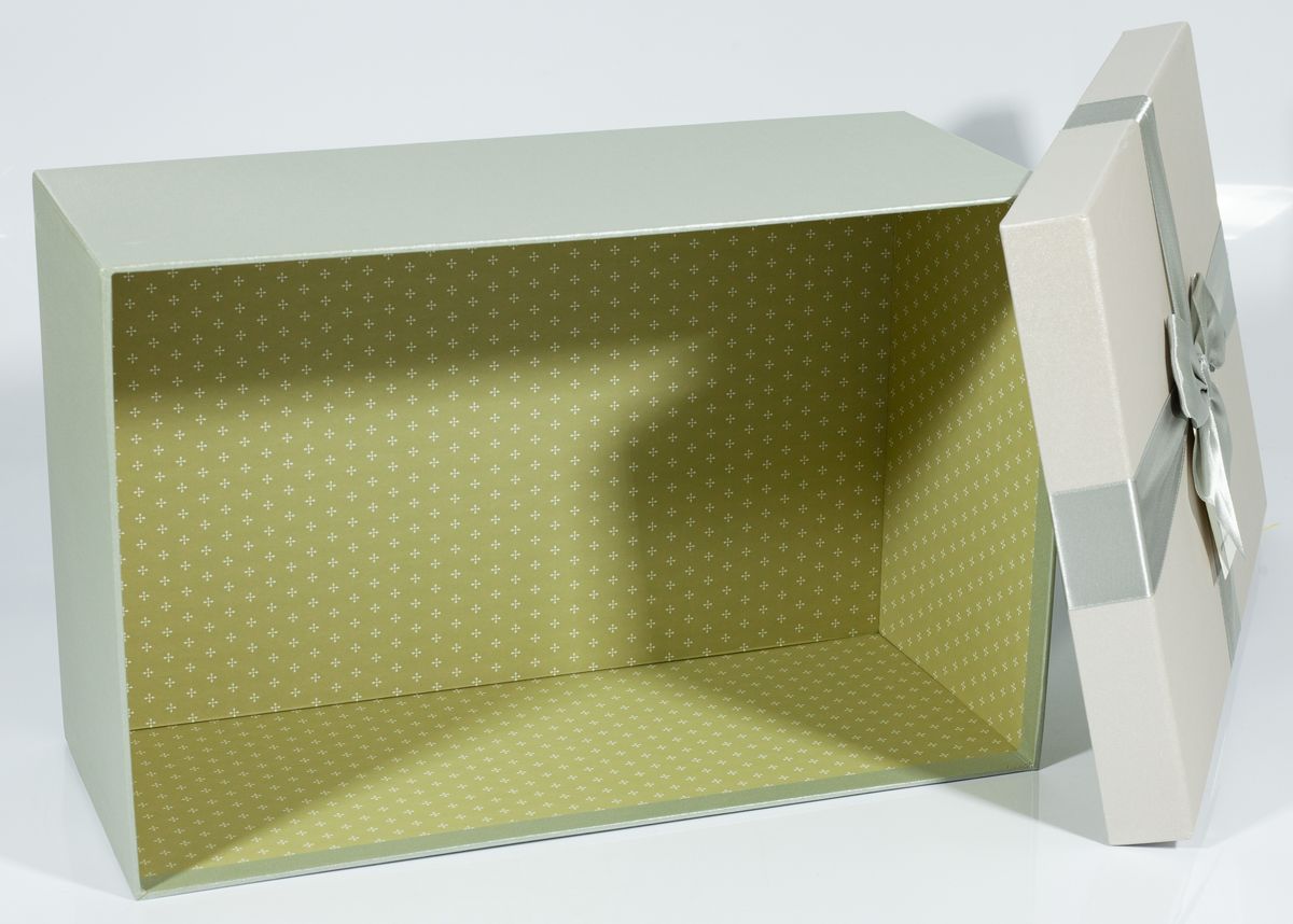 Подарункова коробка 09195-31, прямокутна сіра, 32х21х13.5cm/29х18х11.5/26х15х9.5cm   3шт. в наборі (09195-31)