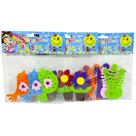 Н-р д/твор.- из фетра "Цветы,Сердца,Птички" 10в.(50*10) Unison (272-5-Н)