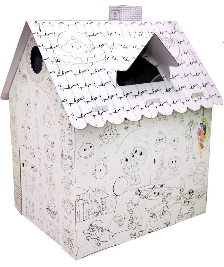 Будиночок розмальовка 101х125х81см (DR-01)