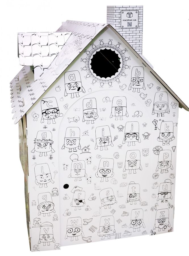 Будиночок розмальовка 101х125х81см (DR-01)