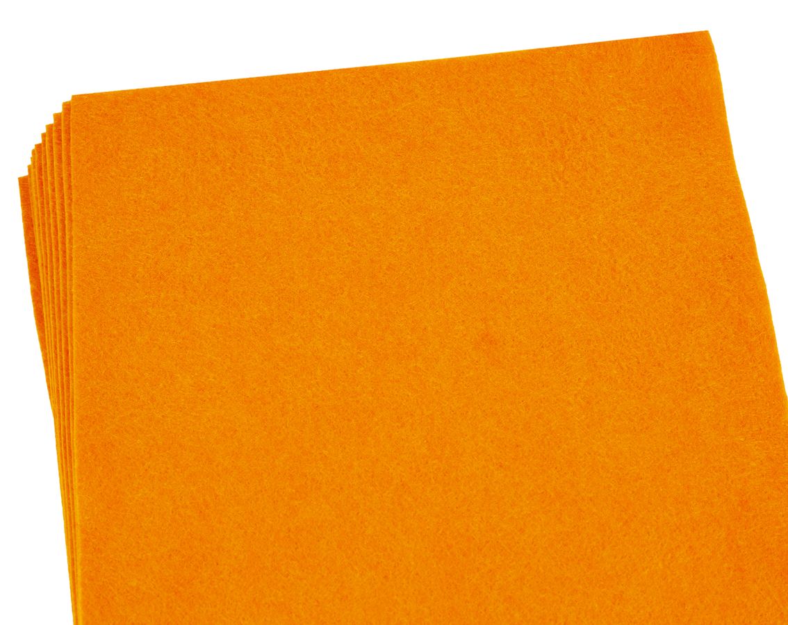 Фетр 1,2мм ярко оранжевый - 10листов, 170SQ033 (170SQ033)