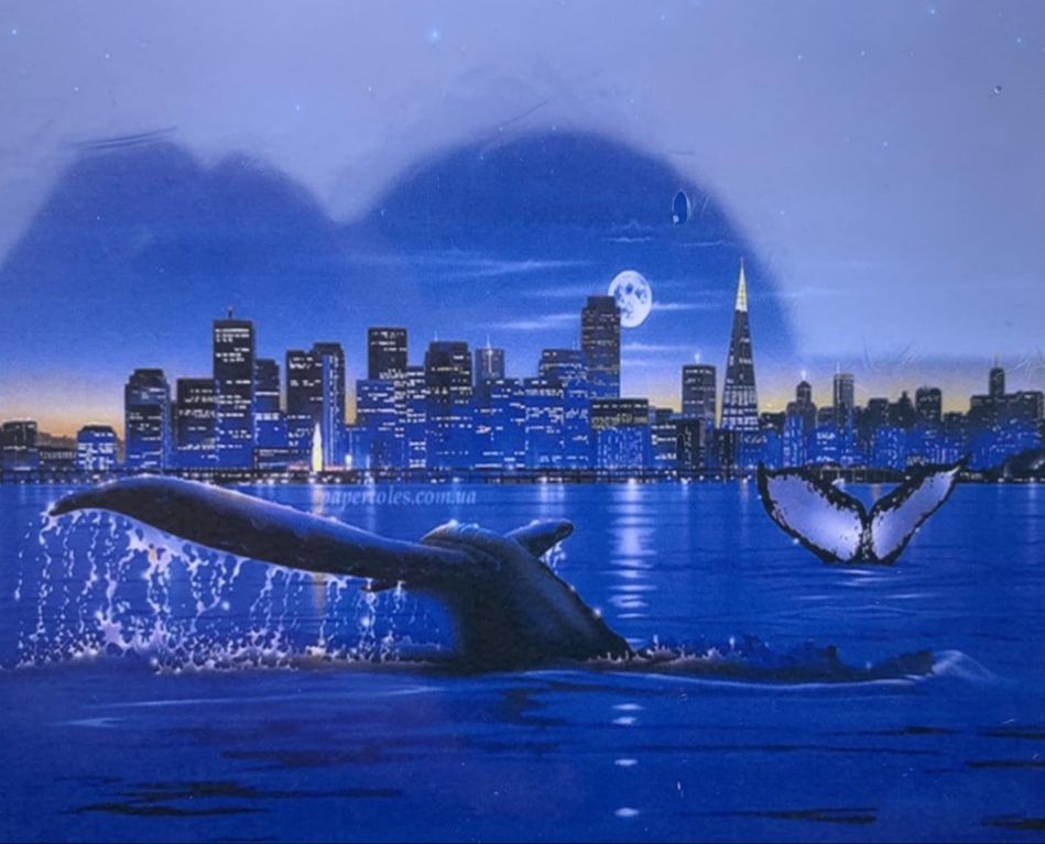 Картина по номерам 30 х 40см "Ночной город" OPP Разноцветный Unison (1118EKTL_O)