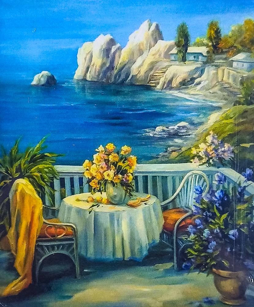 Картина по номерам 30 х 40см "Вид на море" OPP Разноцветный Unison (2065EKTL_O)