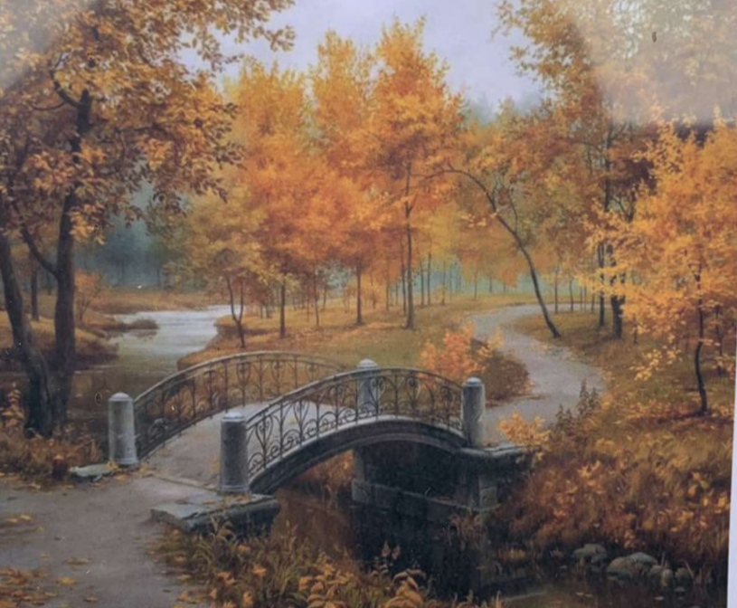 Картина по номерам 30 х 40см "Осень в парке" OPP Разноцветный Unison (10EKTL_O)