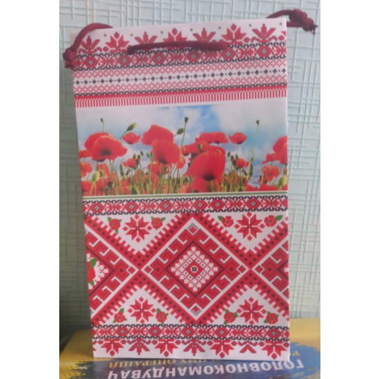 Пакет подарочный 130гр, 17 х 26 х 8см (12шт/уп) Красный Unison (PVM172608U-3)