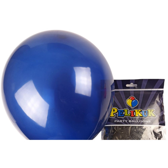 Шарики круглые Pelikuk 13' (33 см) пастель темно синий, 50шт/уп Синий Pelikuk (1350C-103)