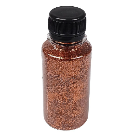 Глиттер (присыпка) 100мл  красное золото Красный Без бренда (ZA 100-8001)