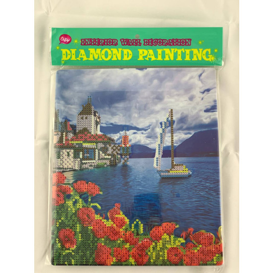 Алмазная мозаика 21 х 25см "Море" Разноцветный Без бренда (D21259)