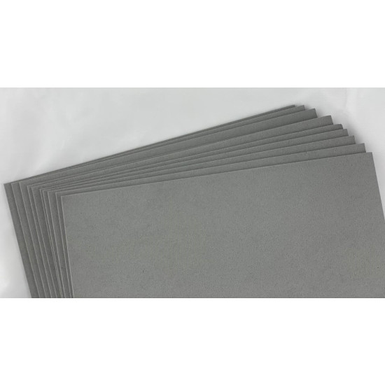 Фоамиран 20 х 30см, 2.0±0.1мм, 10 листов,темно-серый Серый Без бренда (20A4-021)