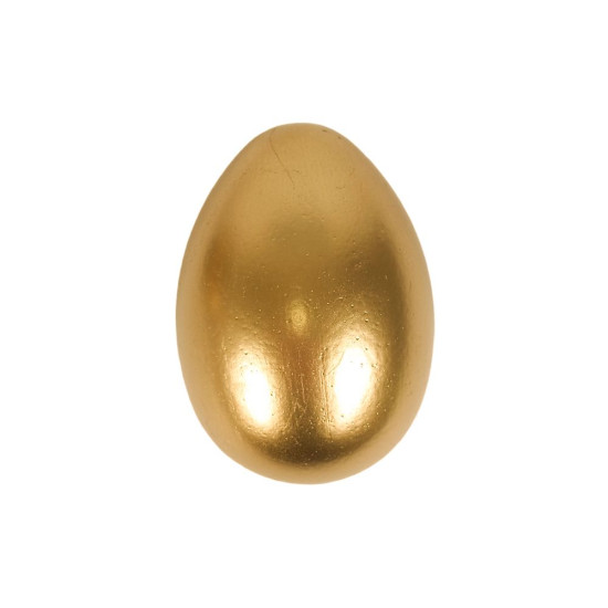 Яйцо золотое "лебединое" для пасхального декора 9,5см Золотой Unison (L00115)