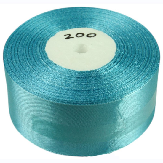 Атласная лента 4см (±5мм) x 33м Голубой Unison (LA4033-200)