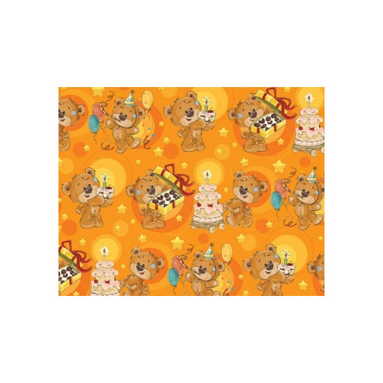 Бумага упаковочная мелованная 80г 10 листов - 100 х 70см (PVM10-299)