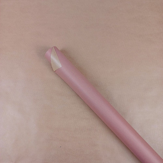 Бумага упаковочная крафт-двосторонний 0,7 х 7м Розовый Unison (Пт 475.44)