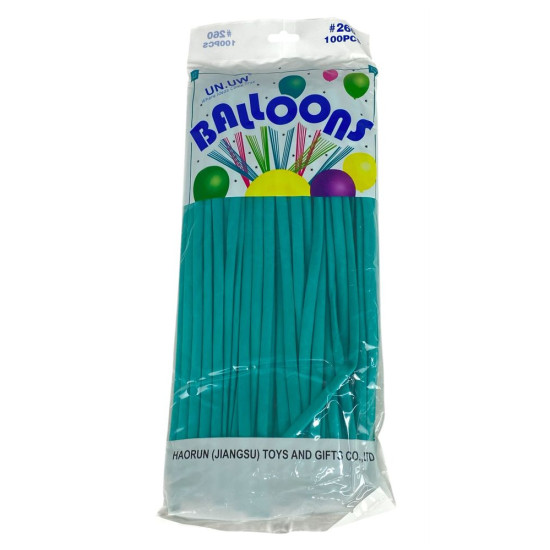 Шар-конструктор ШДМ 260, изумрудный 100шт/уп (QQ-2792)