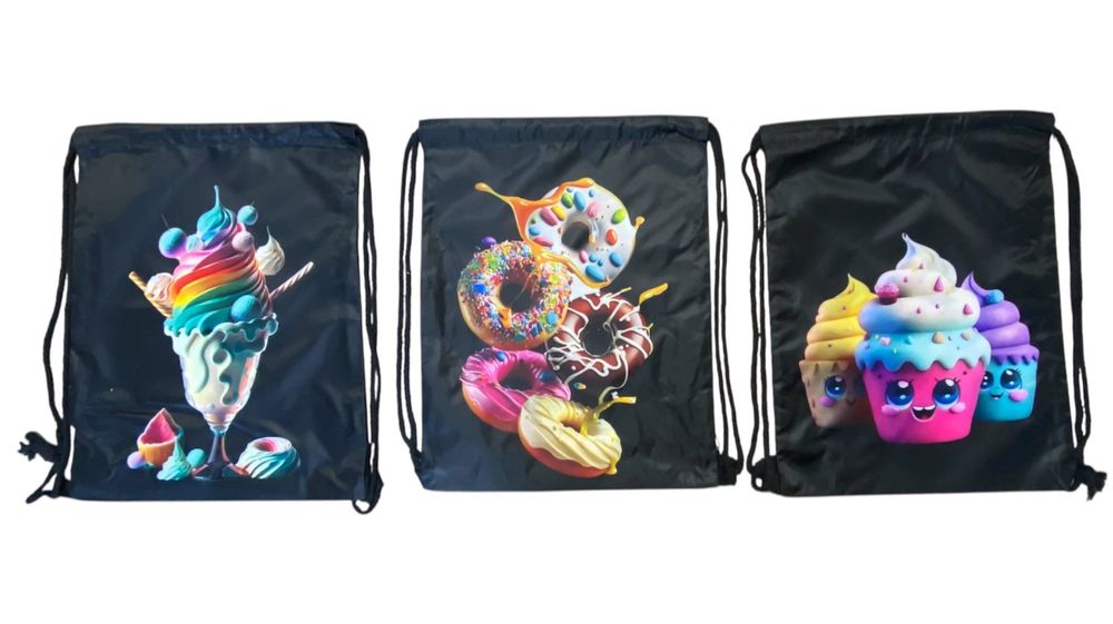 Мешок для обуви "Вкусняшки" не промокает 34 х 43см, 4 вида (430-35)