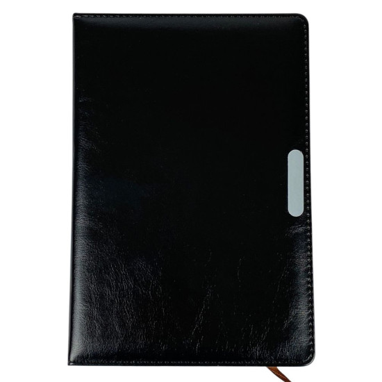 Блокнот А5, 100 листов, 70гр, черный (25-006 black)