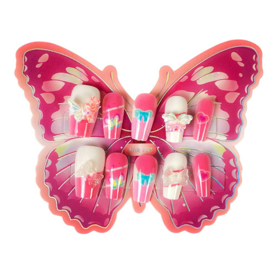 Набор накладных ногтей с бабочками, 10 х 7 см (YM-T016(WM-T016))