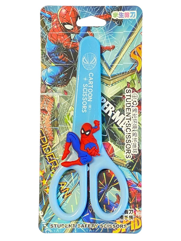 Ножницы 14см в пластиковом чехле "Спайдермен" в блистере (9105-SP)