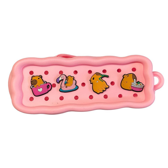 Пенал силиконовый "Капибара" 19 х 7см (8744)