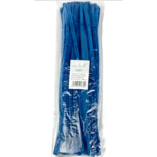 Синельная проволока, 300 х 6мм синий, 100 шт (C30148 -KR-50)