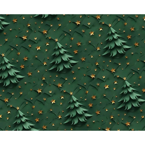 Бумага новогодняя для упаковки подарков 10 листов - 100 х 70 см 50г (PCZ10070-10-632)