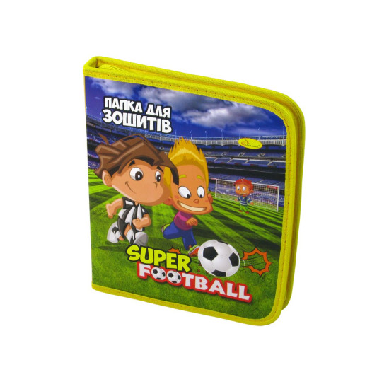 Папка для тетрадей на змейке В5 для мальчиков Разноцветный Апельсин (ПШ-01)