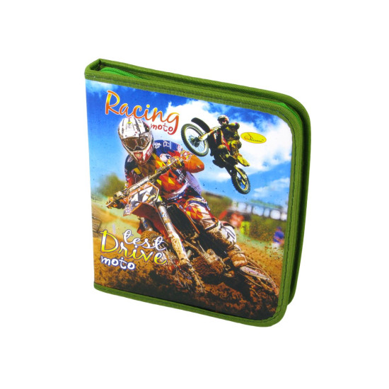 Папка для тетрадей на змейке В5 для мальчиков Разноцветный Апельсин (ПШ-01)