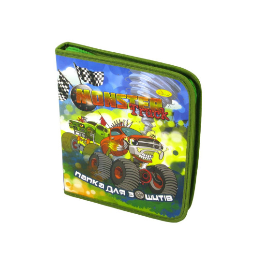 Папка для тетрадей на змейке В5 для мальчиков Разноцветный Апельсин (ПШ-01)