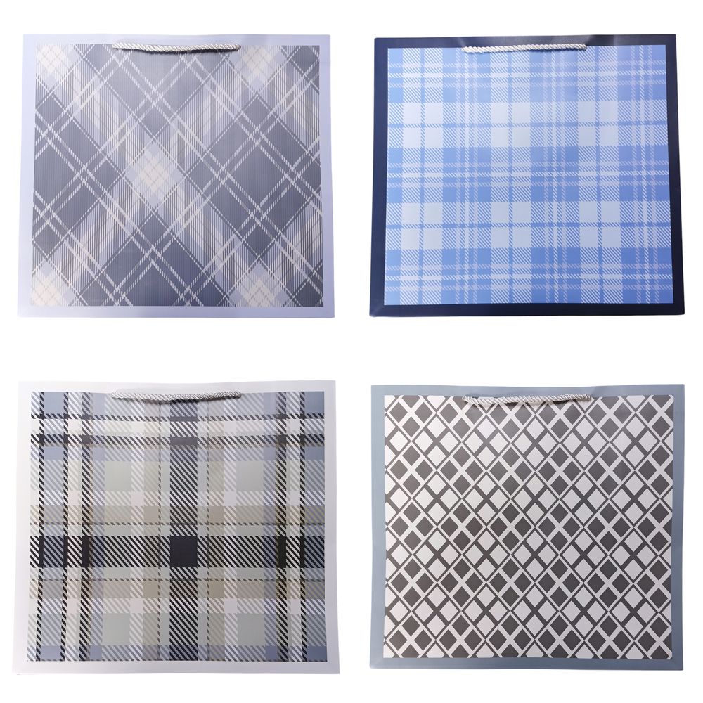 Пакет подарочный 35,5 х 32 х 14см, 4 дизайни Разноцветный Unison (ZJD11000-01690-a-b-c-d)