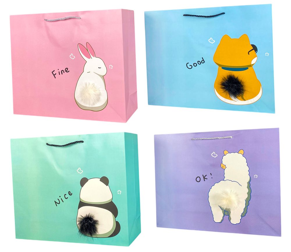 Подарунковий пакет горизонтальний 40 х 31 х 12см, 210гр (Q9349L)