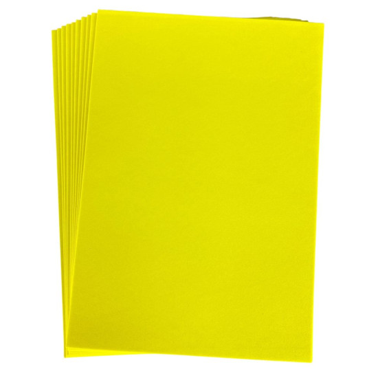 Фоаміран 20 х 30см, 1,5мм, 10 листів, Світло-жовтий Жовтий Josef Otten (15A4-7018)