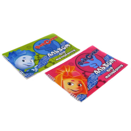 Альбом для рисования 20л А4 спираль 120г/м² Разноцветный Ofort (Ал 006)