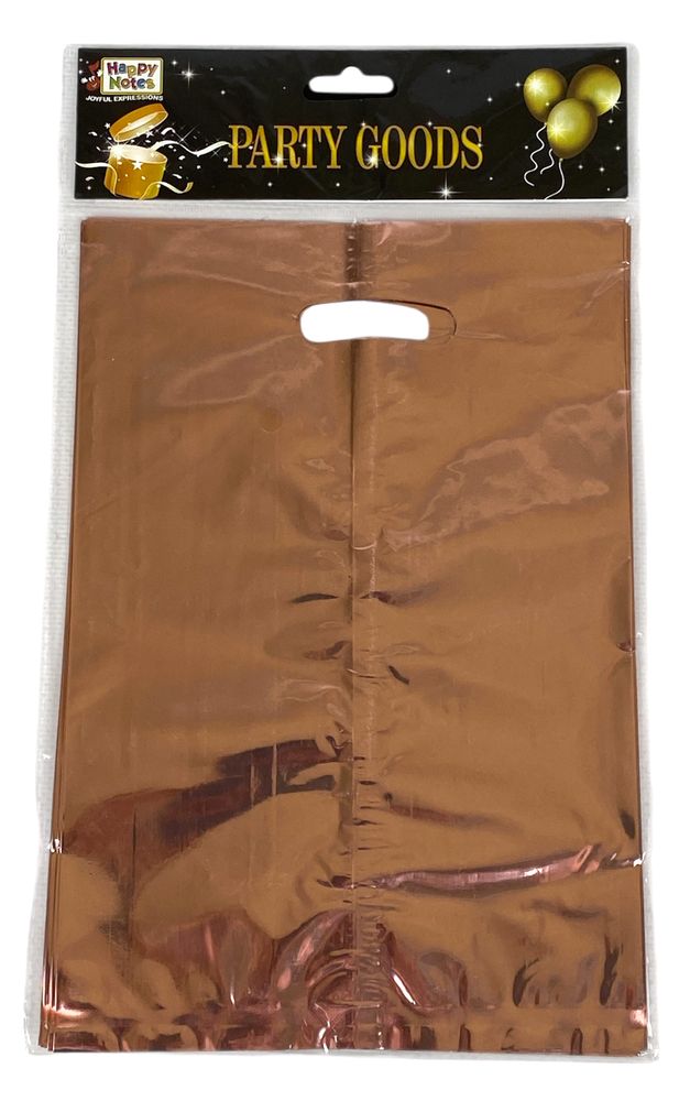 Пакети подарункові поліетиленові 17 х 25см, 400мкм фольга, 10шт (10097/10717)