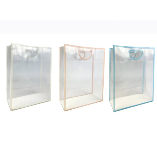 Пакеты прозрачные пластиковые для  подарков 3 цвета, 33 х 25 х 11,5см Прозрачный Unison (PPWKSD939)