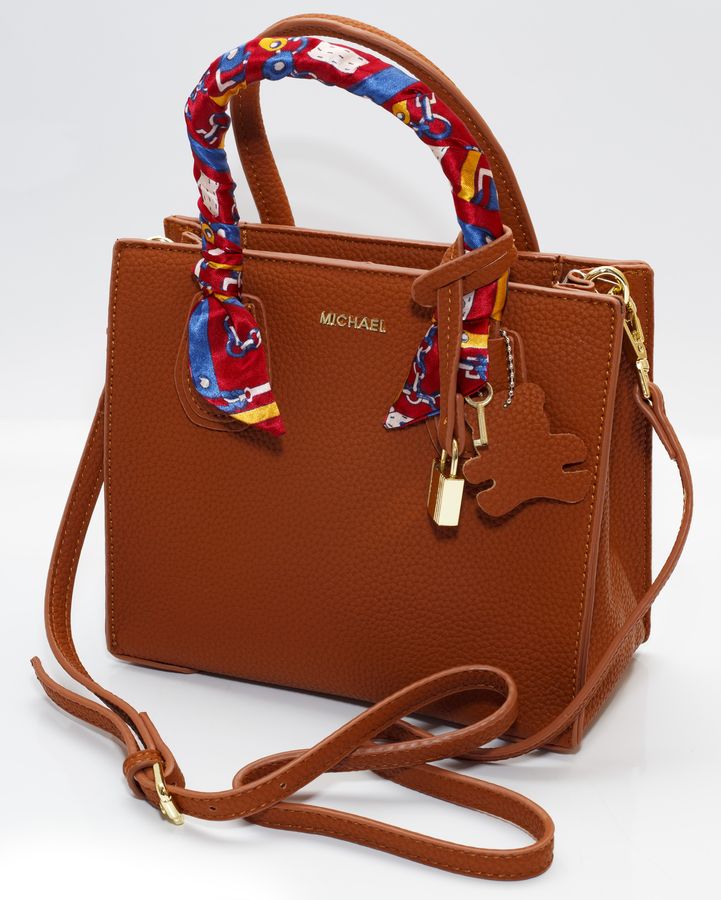 Сумка женская кирпичная 19х22см экокожа (652 brick)