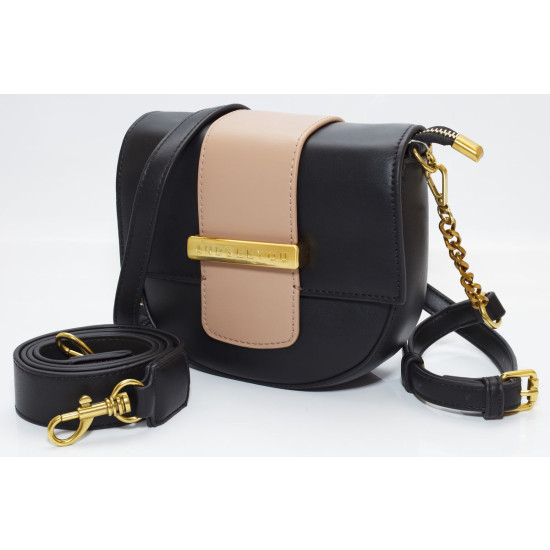 Сумка женская черная 16х18,5см экокожа (9010 black)