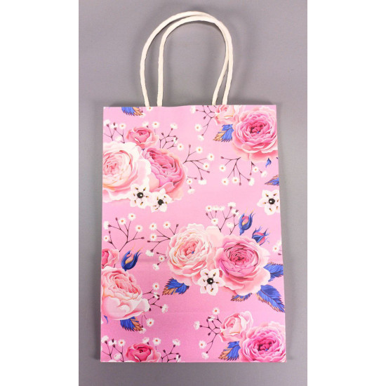 Пакет подарунковий 25,5 x 12,5 x 33см  (12шт/уп) Різнокольоровий Unison (JK-1633L)