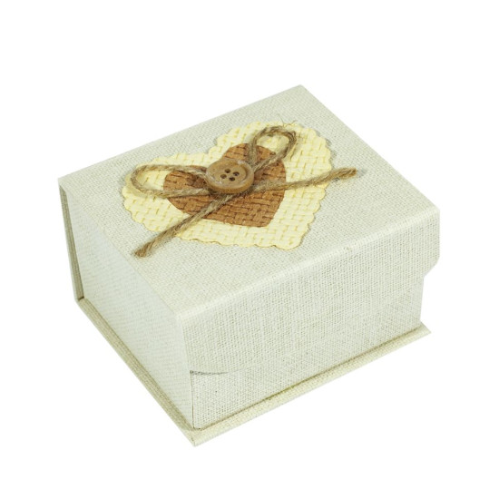 Коробка подарункова Y91143T, ювелірна, з гудзиком, 6 кольорів,  9x8x5.4cm (Y91143T)