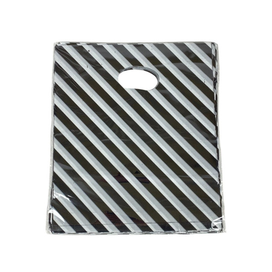 Подарочные пакеты, полиэтиленовые 20 х 25см, 24шт/уп (10700-17)