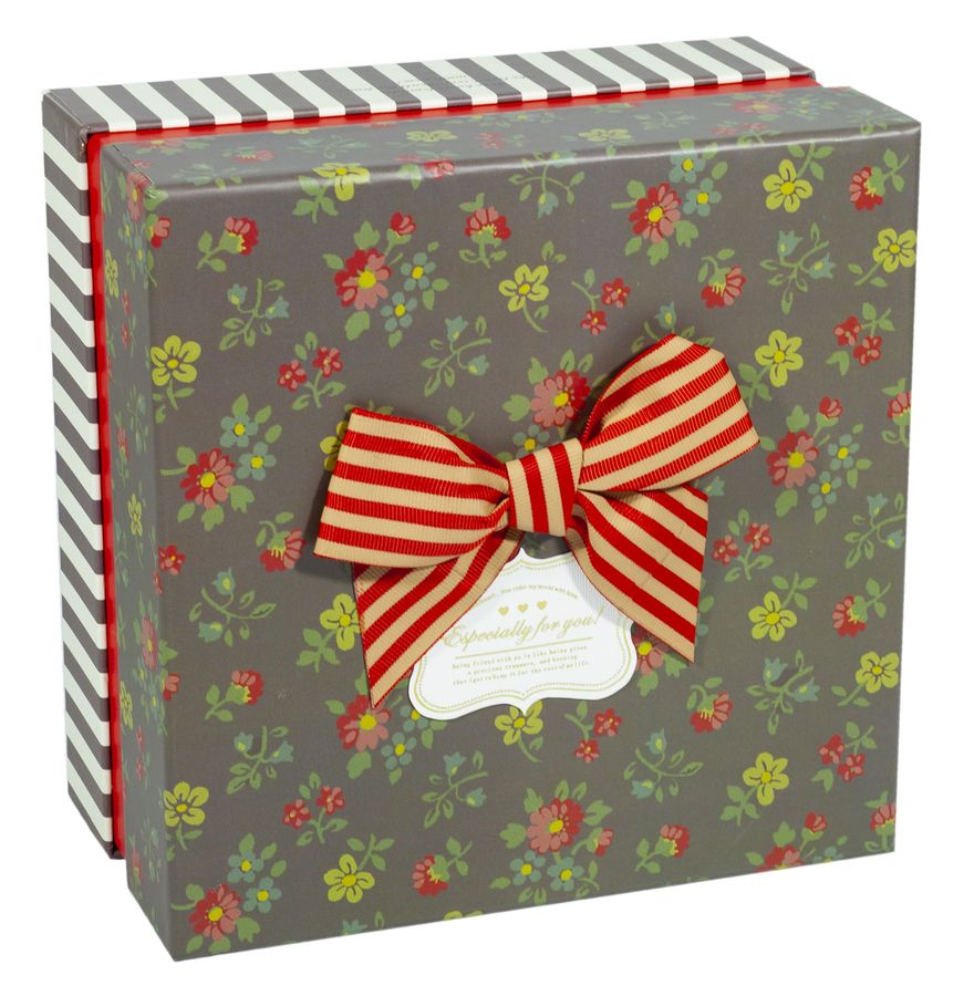 Подарункова коробка NC06-35, квадратна, 20.5х20.5х11.5cm (NC06-35  №1)