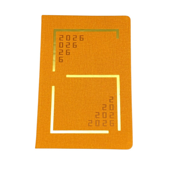 Щоденик датований лінія "Шістка" А5, 168 сторінок (110255DL orange)
