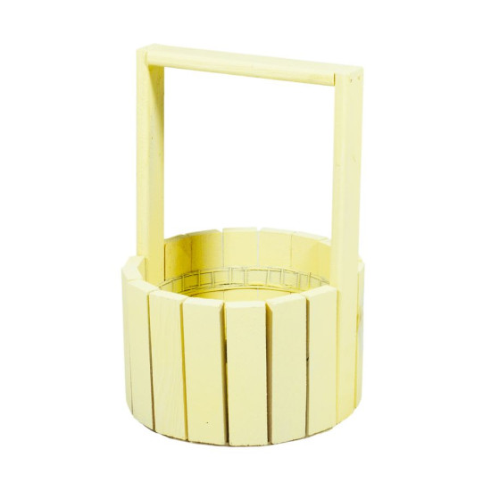 Кошик пісочний дерев'яний  круглий маленький BW-150    25\16\10 (BW-150 sand)