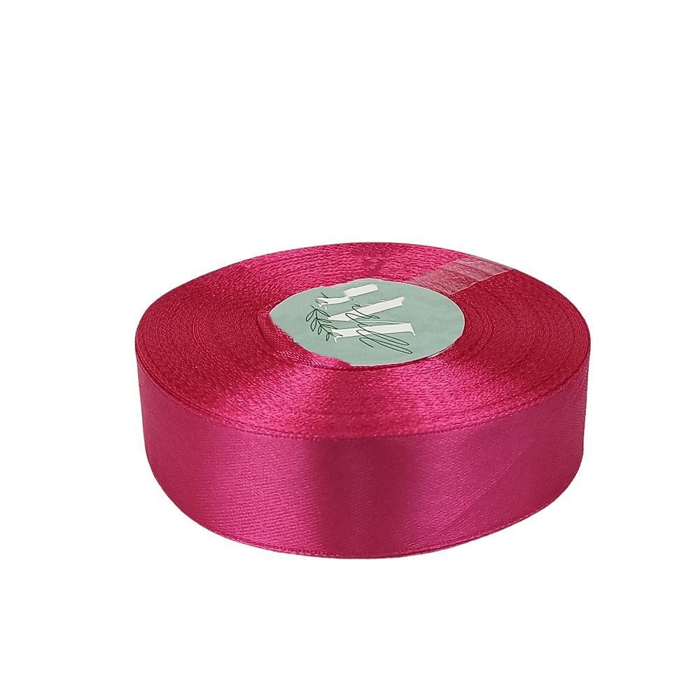 Атласная лента 2,5см x 33м Розовый Marill (LA2533-195)