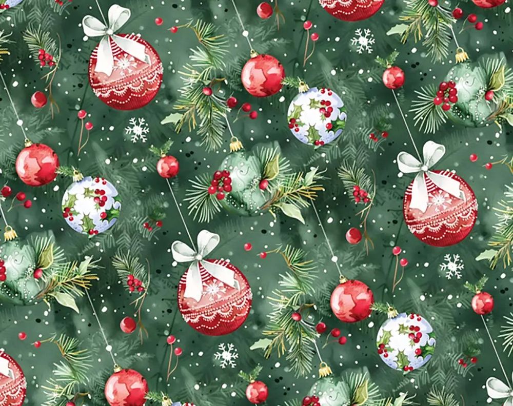 Папір новорічний для пакування подарунків 10 листів - 100 х 70 см 50г (PCZ10070-10-625)