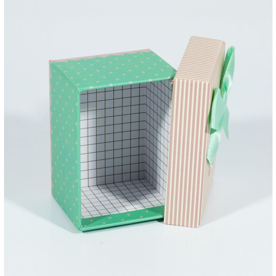 Подарункова коробка D46-1, ювелірна 9.5х7х6см, 6шт/уп (D46-1)