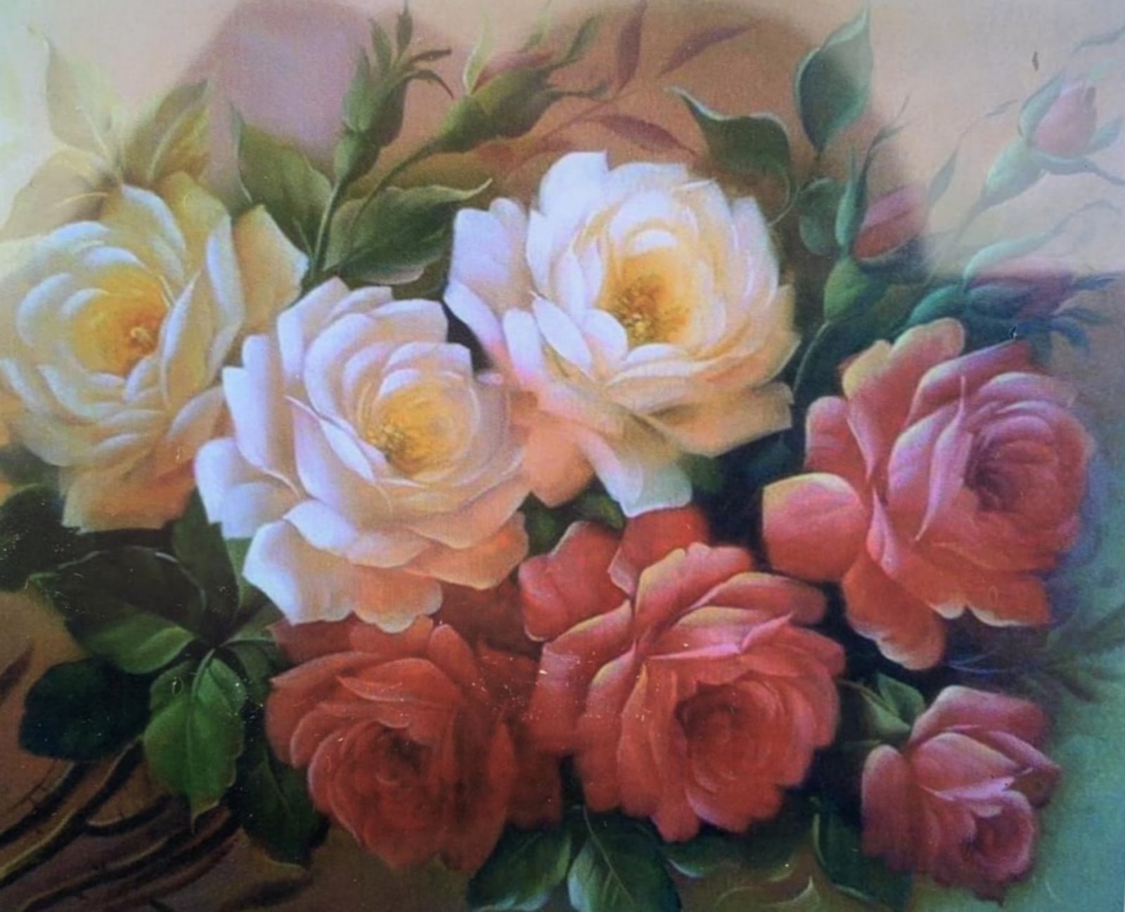 Картина за номерами 30*40см "Квіти" OPP (полотно на рамі фарб. пензля.) (1459EKTL_O)